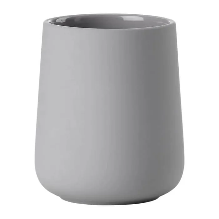 Zone Nova One Tandbørstekrus H 10 cm - Stentøj m. softtouch - Gull grey