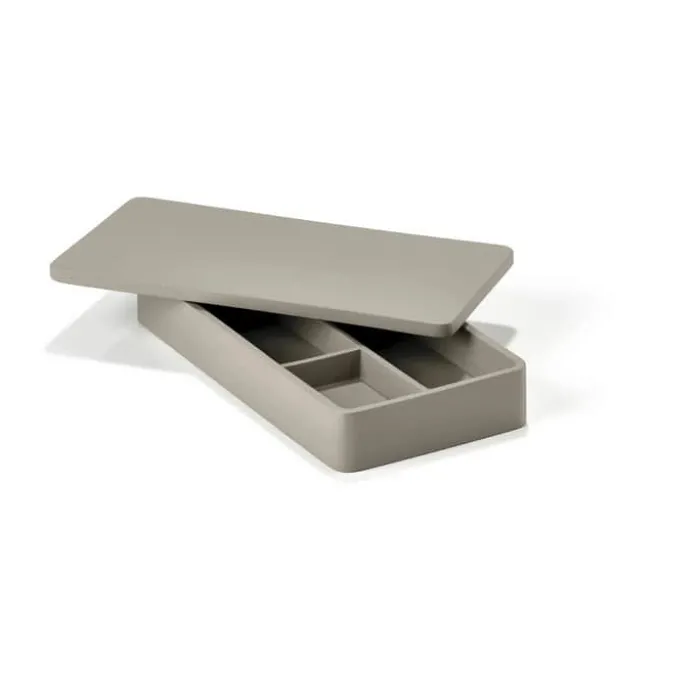 Zone Opbevaring H 3 x B 10 x L 20 cm - Cement - Pebble grey