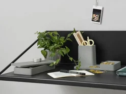 Zone Penneholder H 10,5 x B 10 x L 20 cm - Cement - Pebble grey