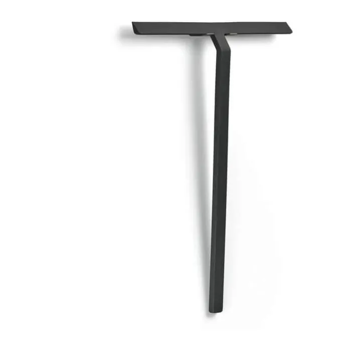 Zone Rim Bruseskraber m. holder L 52 cm - Silikone/metal - Sort