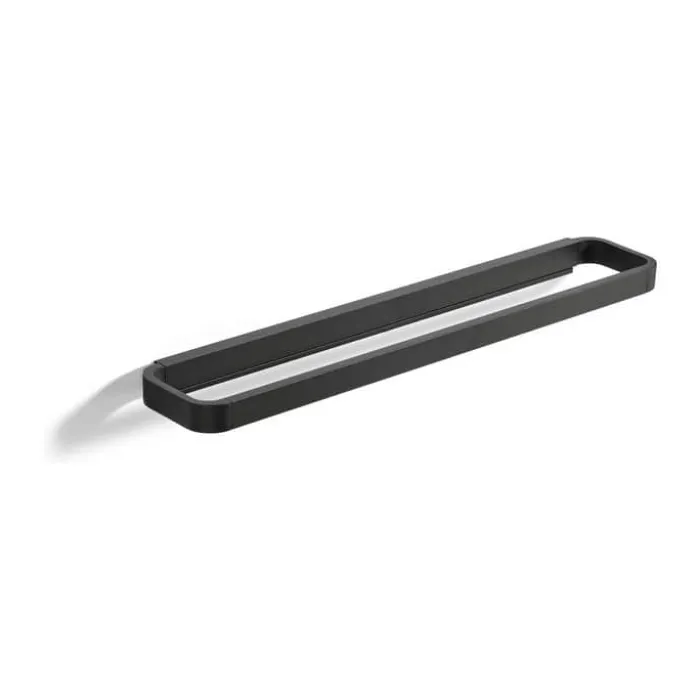 Zone Rim Håndklædestang B 7,5 x L 44 cm - Aluminium - Sort