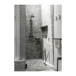 Zone Rim Håndklædestang B 7,5 x L 70 cm - Aluminium - Sort