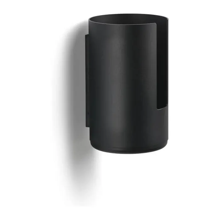 Zone Rim Toiletpapiropbevaring til væg H 21,8 cm - Aluminium - Sort