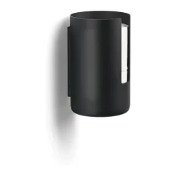 Zone Rim Toiletpapiropbevaring til væg H 21,8 cm - Aluminium - Sort