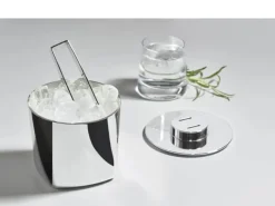 Zone Rocks Isspand m. tang 1 liter - Rustfrit stål - Blank