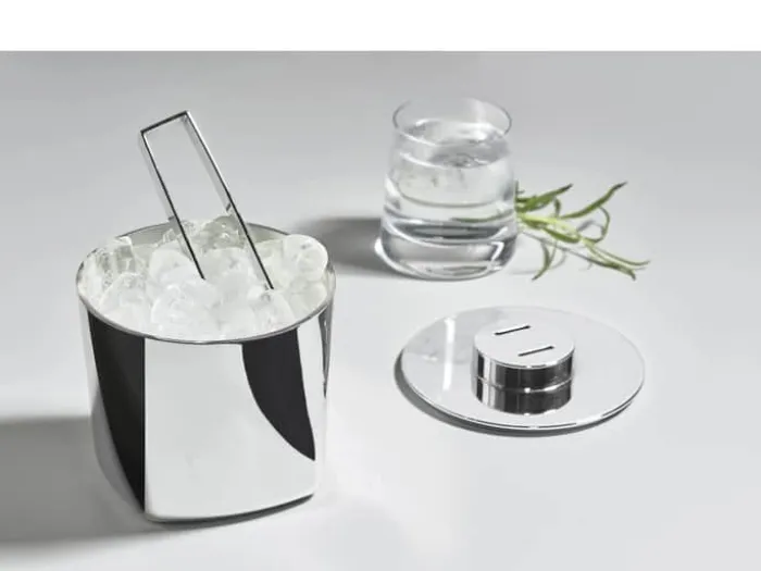 Zone Rocks Isspand m. tang 1 liter - Rustfrit stål - Blank