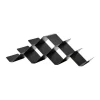 Zone Rocks Vinreol H 17 x B 20 x L 51,3 cm - Metal - Sort