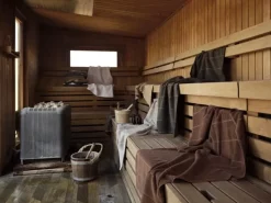 Zone Sauna Håndklæde B 50 x L 100 cm - Bomuld - Terracotta