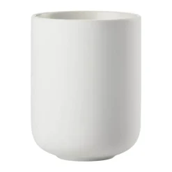 Zone Sensu Tandbørstekrus H 9,5 cm - Stentøj - Hvid