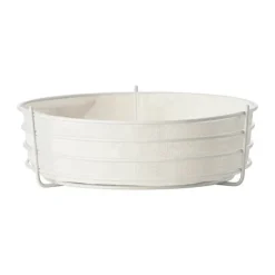 Zone Singles Brødkurv Ø 25,5 cm - Bomuld/Metal - Warm grey