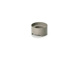 Zone Singles Fyrfadsstage H 4,2 x Ø 7,5 cm - Metal/jern - Mud