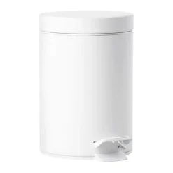 Zone Solo Pedalspand 3 liter - Stål - Hvid