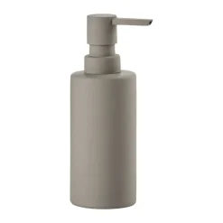 Zone Solo Sæbedispenser Ø 6 x H 17,5 cm - Porcelæn/abs-plastik - Taupe