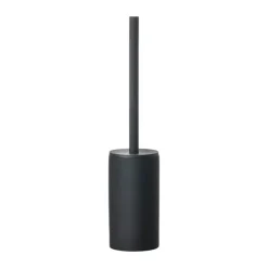 Zone Solo Toiletbørste H 44,8 cm - Porcelæn/stål - Sort