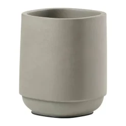 Zone Time Tandbørstekrus H 9,8 cm - Beton/ABS plastik - Concrete Grey