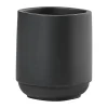 Zone Time Tandbørstekrus H 9,8 cm - Beton/ABS plastik - Sort
