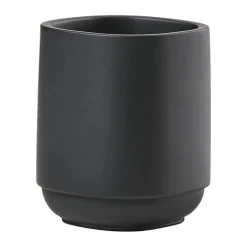 Zone Time Tandbørstekrus H 9,8 cm - Beton/ABS plastik - Sort