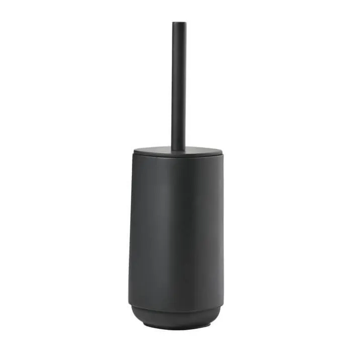 Zone Time Toiletbørste H 36 cm - Beton/ABS plastik - Sort