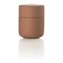 Zone Ume Krukke m. låg Ø 8,3 x H 10,3 cm - Stentøj - Terracotta