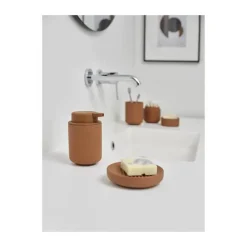 Zone Ume Krukke m. låg Ø 8,3 x H 10,3 cm - Stentøj - Terracotta
