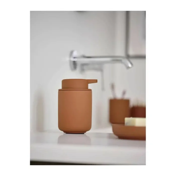 Zone Ume Sæbedispenser H 12,8 cm - Stentøj/ABS-plastik - Terracotta