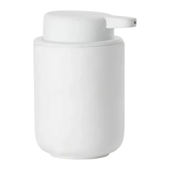Zone Ume Sæbedispenser H 11,5 cm - Stentøj m. softtouch - Hvid