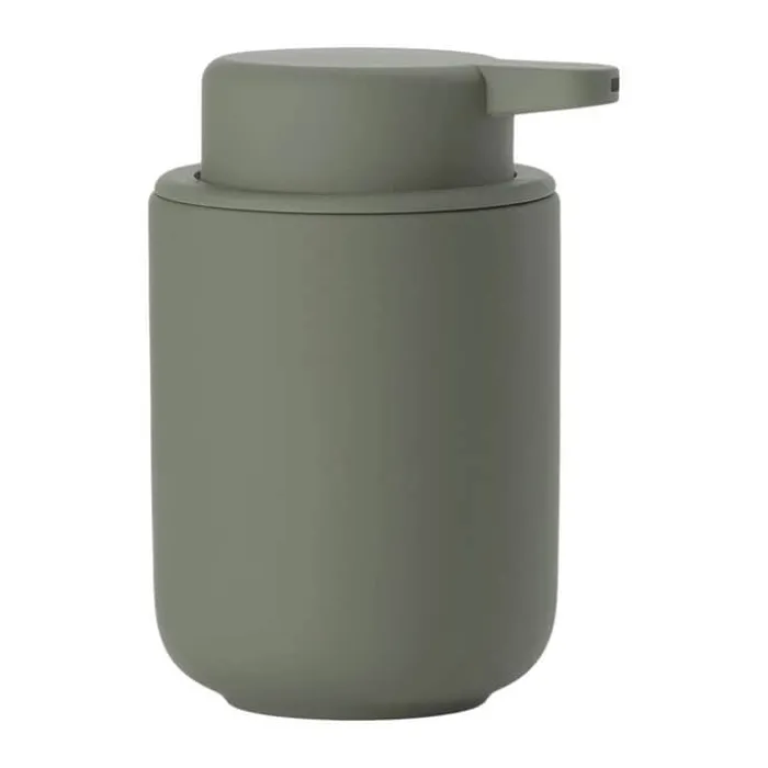 Zone Ume Sæbedispenser H 11,5 cm - Stentøj m. softtouch - Oliven grøn