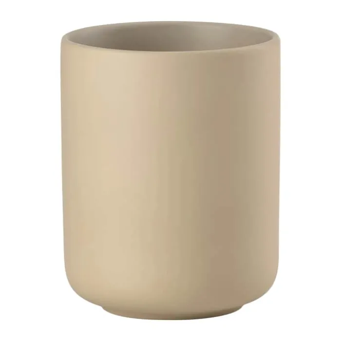 Zone Ume Tandbørstekrus H 10 cm - Stentøj - Camel