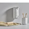 Zone Ume Tandbørstekrus H 10,3 cm - Stentøj m. soft touch - Hvid