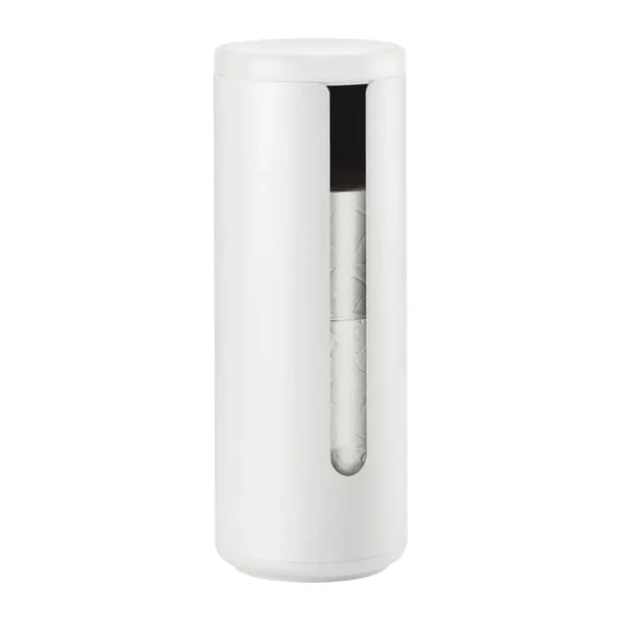 Zone Ume Toiletpapiropbevaring Ø 15 x H 40,5 cm - Aluminium - Hvid