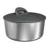 Zyliss Easy Spin Salatslynge Ø 23 x H 12 cm - Rustfrit stål/polypropylen/silikone - Grå
