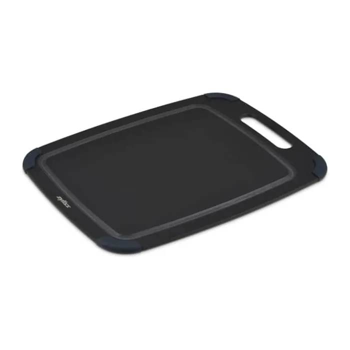 Zyliss Skærebræt B 27,4 x L 25,8 cm - Træfiber/silikone - Sort