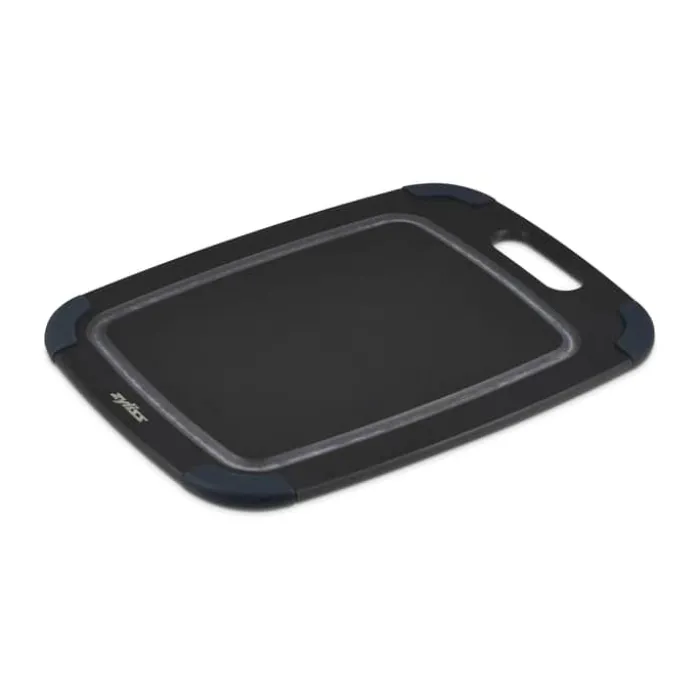 Zyliss Skærebræt B 21,5 x L 29,8 cm - Træfiber/silikone - Sort